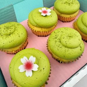 Matcha & White Chocolate Cupcakes (Flavour of the Month)