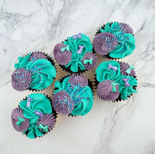 Load image into Gallery viewer, Mermaid Cupcakes
