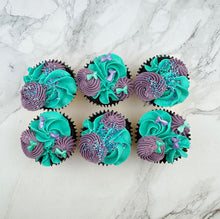 Load image into Gallery viewer, Mermaid Cupcakes