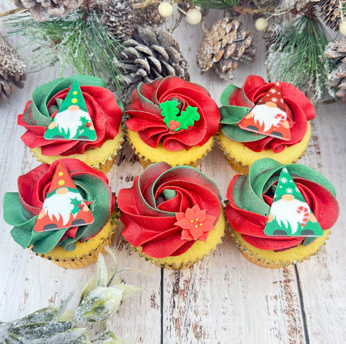 Merry Gonkmas Cupcakes