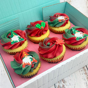 Merry Gonkmas Cupcakes