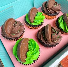 Load image into Gallery viewer, Mint Chocolate Orange Cupcakes