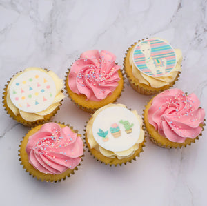 No Prob-llama Cupcakes