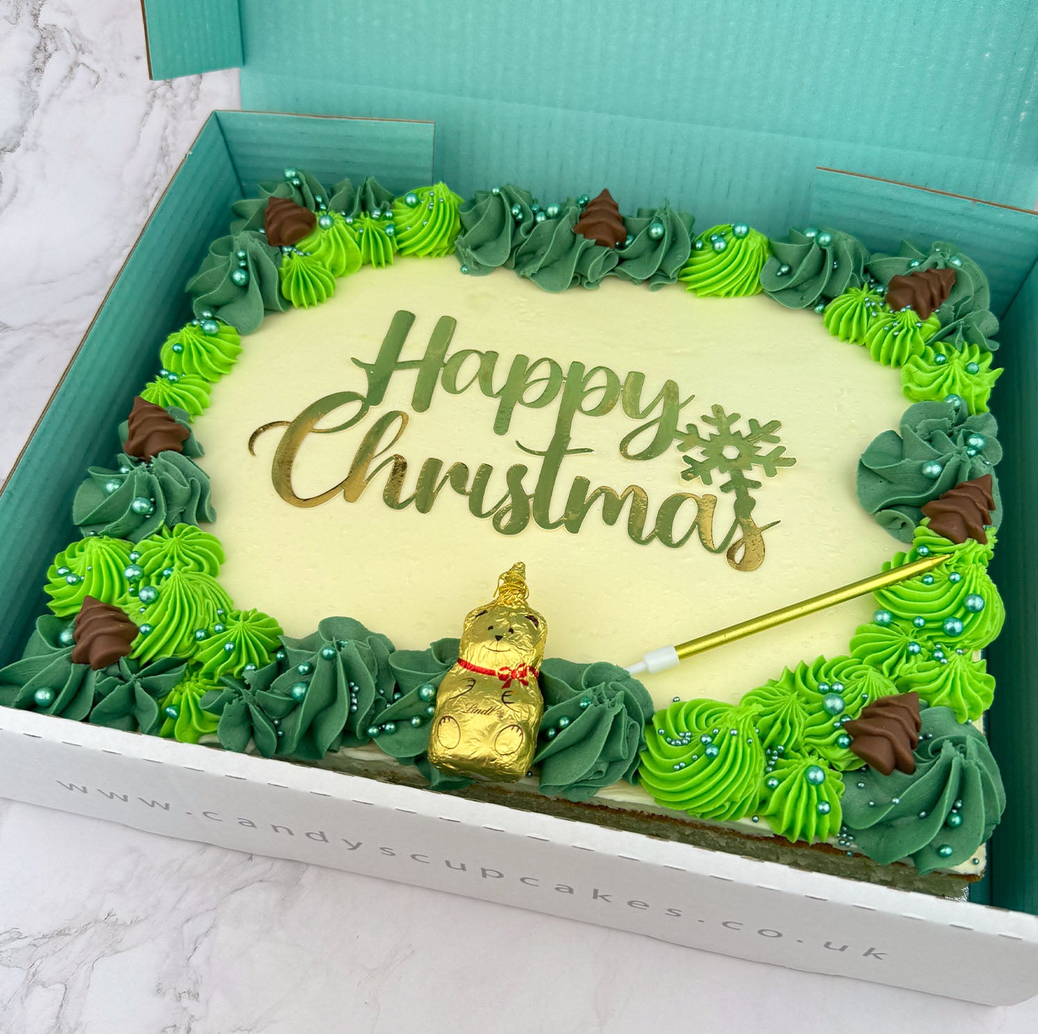 O Christmas Tree Cake Candy's Cupcakes