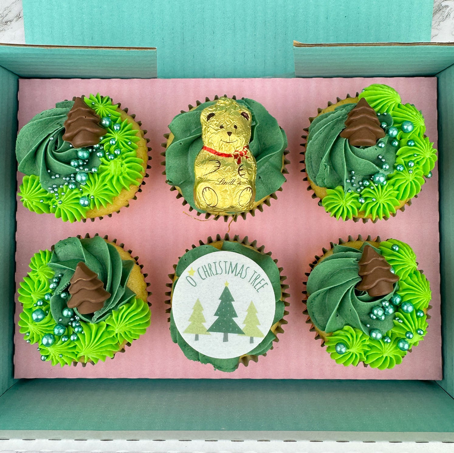 O Christmas Tree Cupcakes Candy's Cupcakes