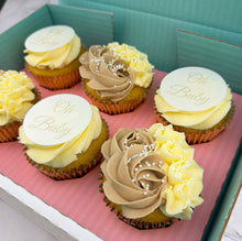 Load image into Gallery viewer, Oh Baby - Baby Shower Cupcakes (Personalised)