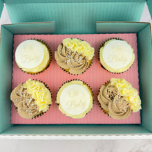 Load image into Gallery viewer, Oh Baby - Baby Shower Cupcakes (Personalised)