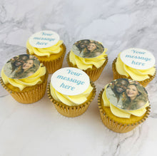 Load image into Gallery viewer, Gentle Bakes Photo Upload Cupcakes