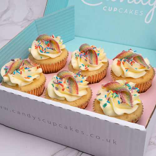Rainbow Belt Cupcakes