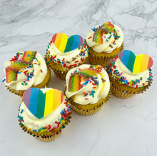 Load image into Gallery viewer, Rainbow Kisses Pride Cupcakes
