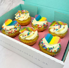 Load image into Gallery viewer, Rainbow Kisses Pride Cupcakes