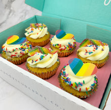 Load image into Gallery viewer, Rainbow Kisses Pride Cupcakes