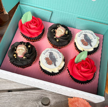 Load image into Gallery viewer, Ravens &amp; Roses Cupcakes