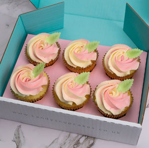 Box of Roses Cupcakes
