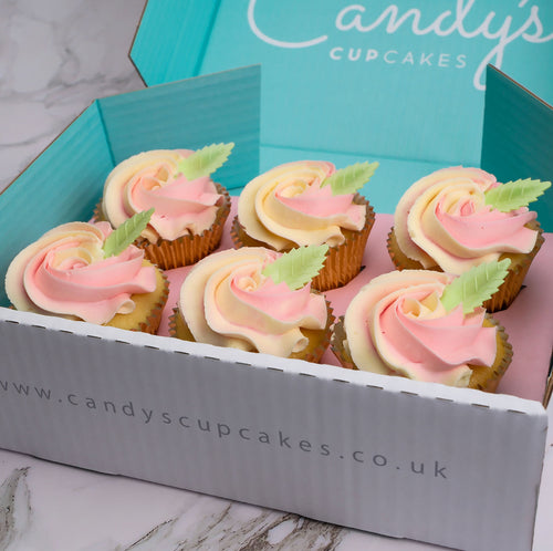 Box of Roses Cupcakes