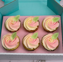 Load image into Gallery viewer, Box of Roses Cupcakes