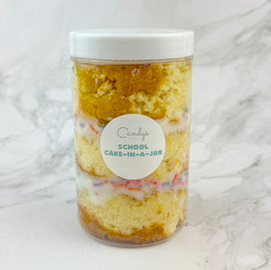 School Cake-in-a-Jar (Box of 3-6)