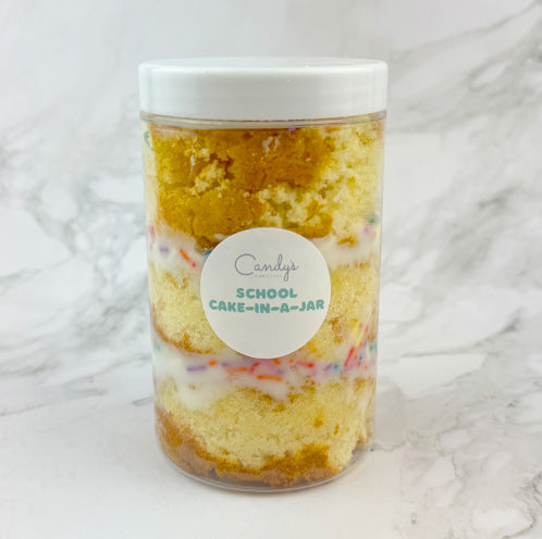 School Cake-in-a-Jar (Box of 3-6)