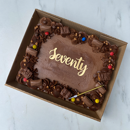 Seventy Cake Topper