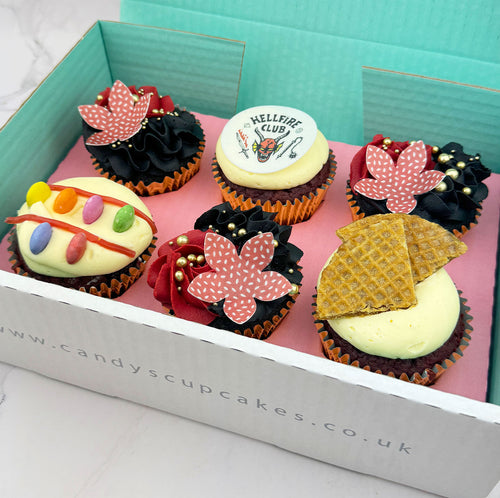 Welcome to Hawkins - Stranger Things Cupcakes