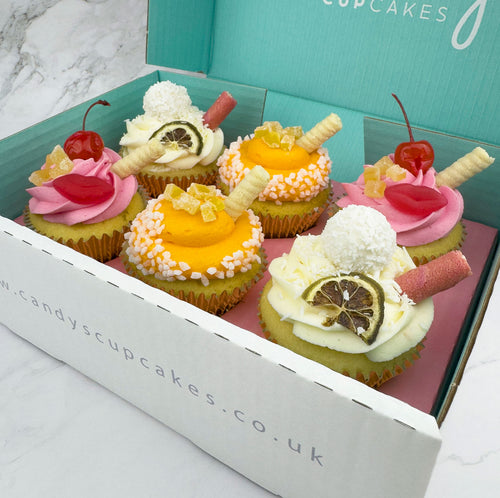 Summer Mocktail Cupcakes