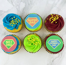 Load image into Gallery viewer, Super Dad Cupcakes