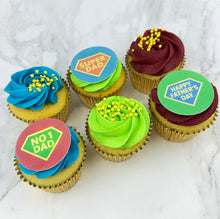Load image into Gallery viewer, Super Dad Cupcakes