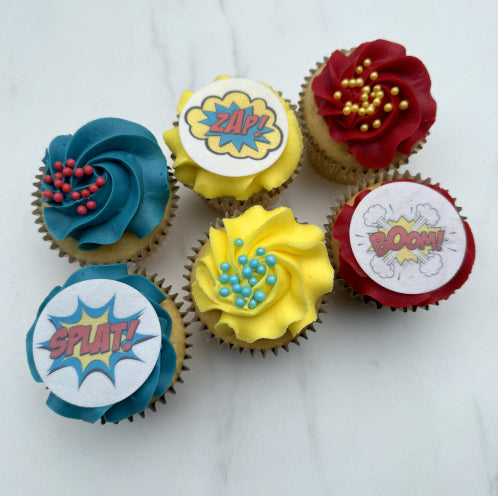 Superhero Cupcakes