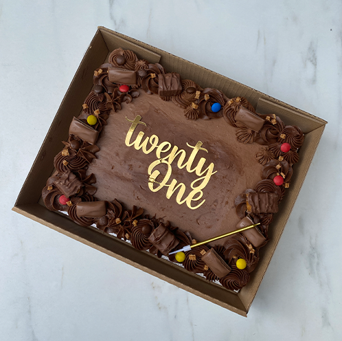 Twenty One Cake Topper