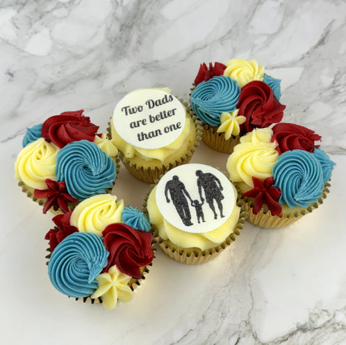 Two Dads - Father's Day Cupcakes