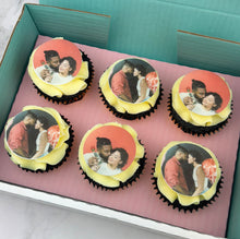 Load image into Gallery viewer, Valentine's Double Photo Upload Cupcakes