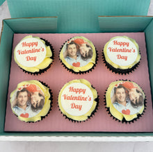 Load image into Gallery viewer, Valentine's Photo Upload Cupcakes