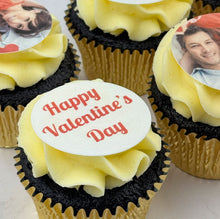 Load image into Gallery viewer, Valentine's Photo Upload Cupcakes