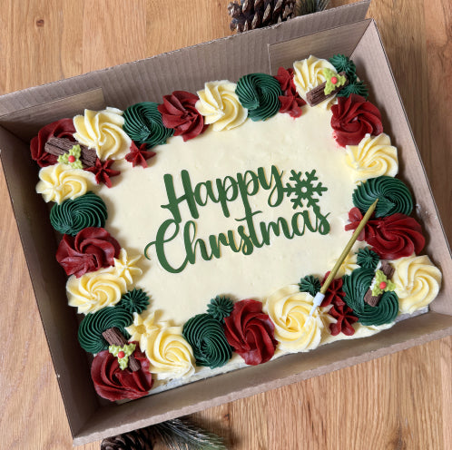 Vintage Christmas Cake