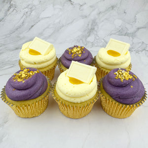 White Chocolate & Passion Fruit Cupcakes (Flavour of the Month)