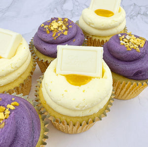 White Chocolate & Passion Fruit Cupcakes (Flavour of the Month)