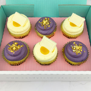 White Chocolate & Passion Fruit Cupcakes (Flavour of the Month)