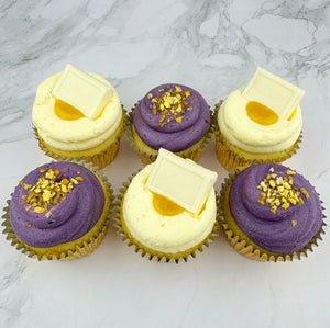 White Chocolate & Passion Fruit Cupcakes (Flavour of the Month)