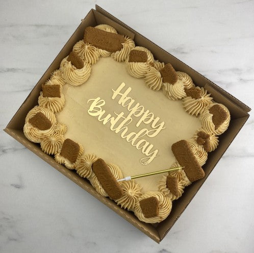 Mouthwatering Biscoff Birthday Cake