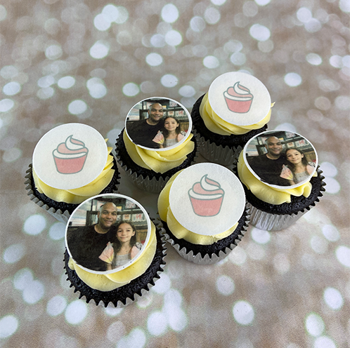 Double Photo Upload Cupcakes