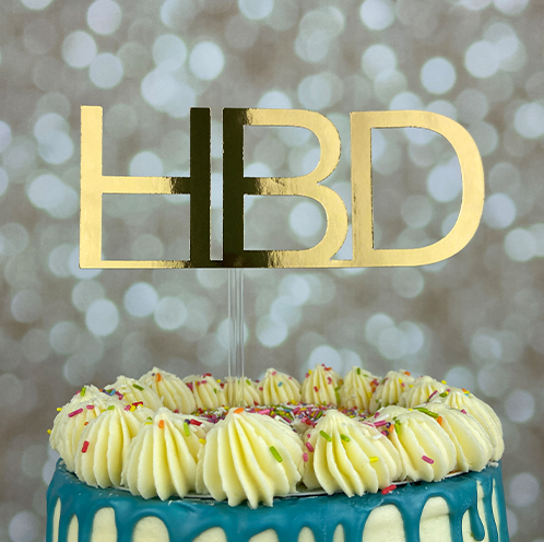 HBD Cake Topper