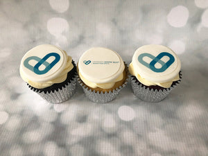 Fully Branded Double Logo Cupcakes (Gluten-Free)