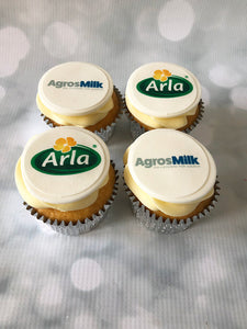 Fully Branded Double Logo Cupcakes (Gluten-Free)