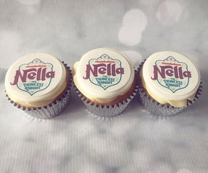 Half Branded Logo Cupcakes (Gluten-Free)
