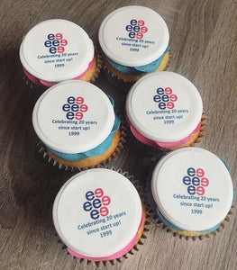 Fully Branded Logo Cupcakes (Gluten-Free)