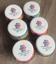 Load image into Gallery viewer, Half Branded Logo Cupcakes (Gluten-Free)