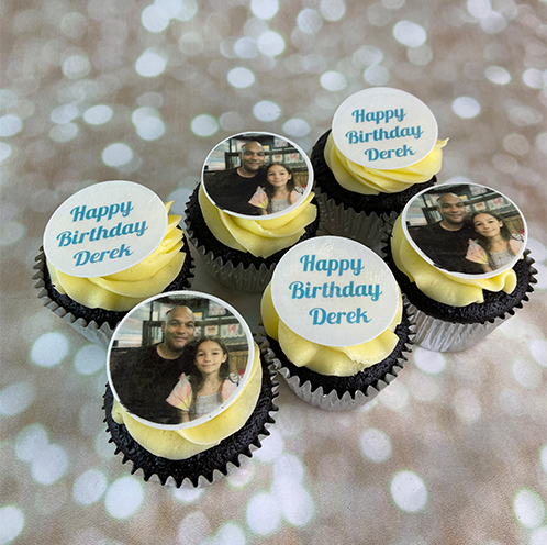 Gluten-Free Photo Upload Cupcakes